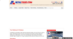 Desktop Screenshot of nepaltours.com